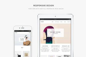 Pure - Full Responsive Muse Template