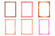 Watercolor Frame Rectangular Border, a Decorative Illustration by Kusumaillustration (Thumbnail 8 of 13)