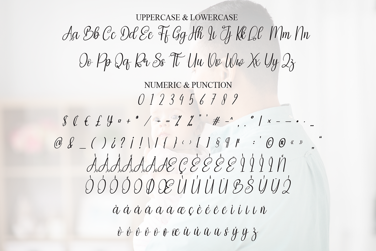 Daddy Baby | Script Font, a Handwritten Font by Scratchones (Photo 7 of 9)