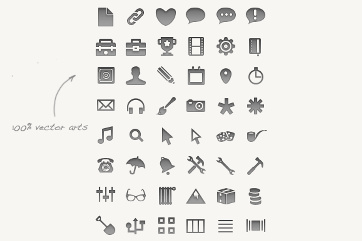 Monochrome Vectors, an Icon by Pixlsby.me (Photo 2 of 4)