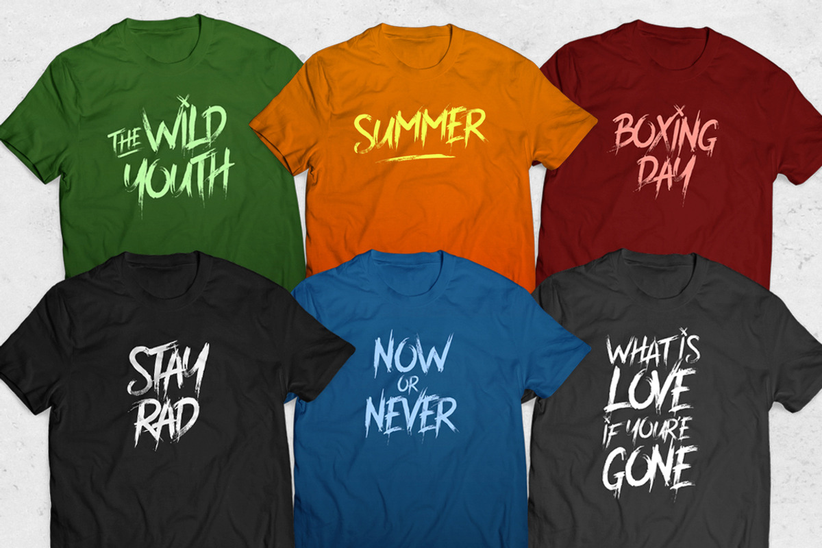 Into The Wild Typeface preview 5
