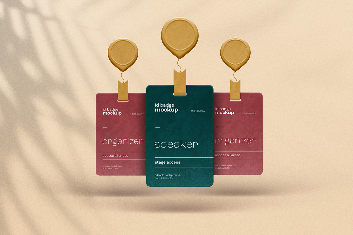 ID badge & business card mockup, a Product Mockup by dpi (Photo 10 of 16)