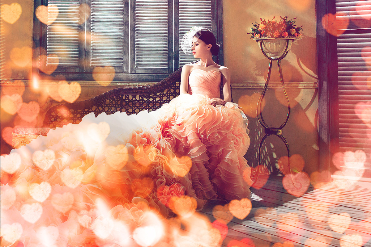 Romantic Heart Bokeh Photo Overlays, an Action Add-On by PhotoSpirit (Photo 7 of 13)