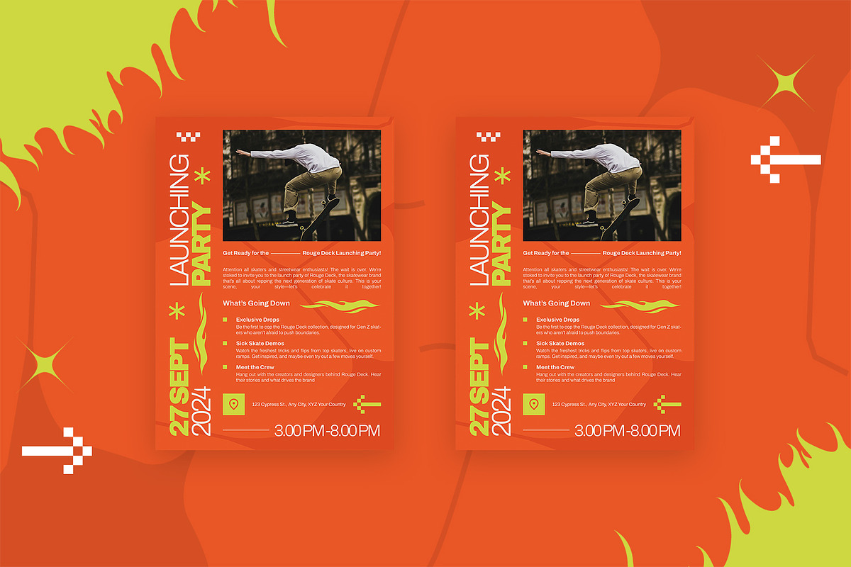 Rouge Deck - Event Invitation, an Invitation Template by StreaksideStd (Photo 3 of 3)