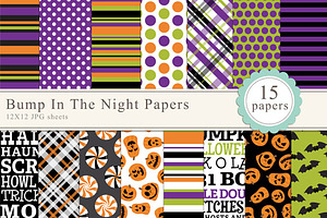 Halloween Digital Papers