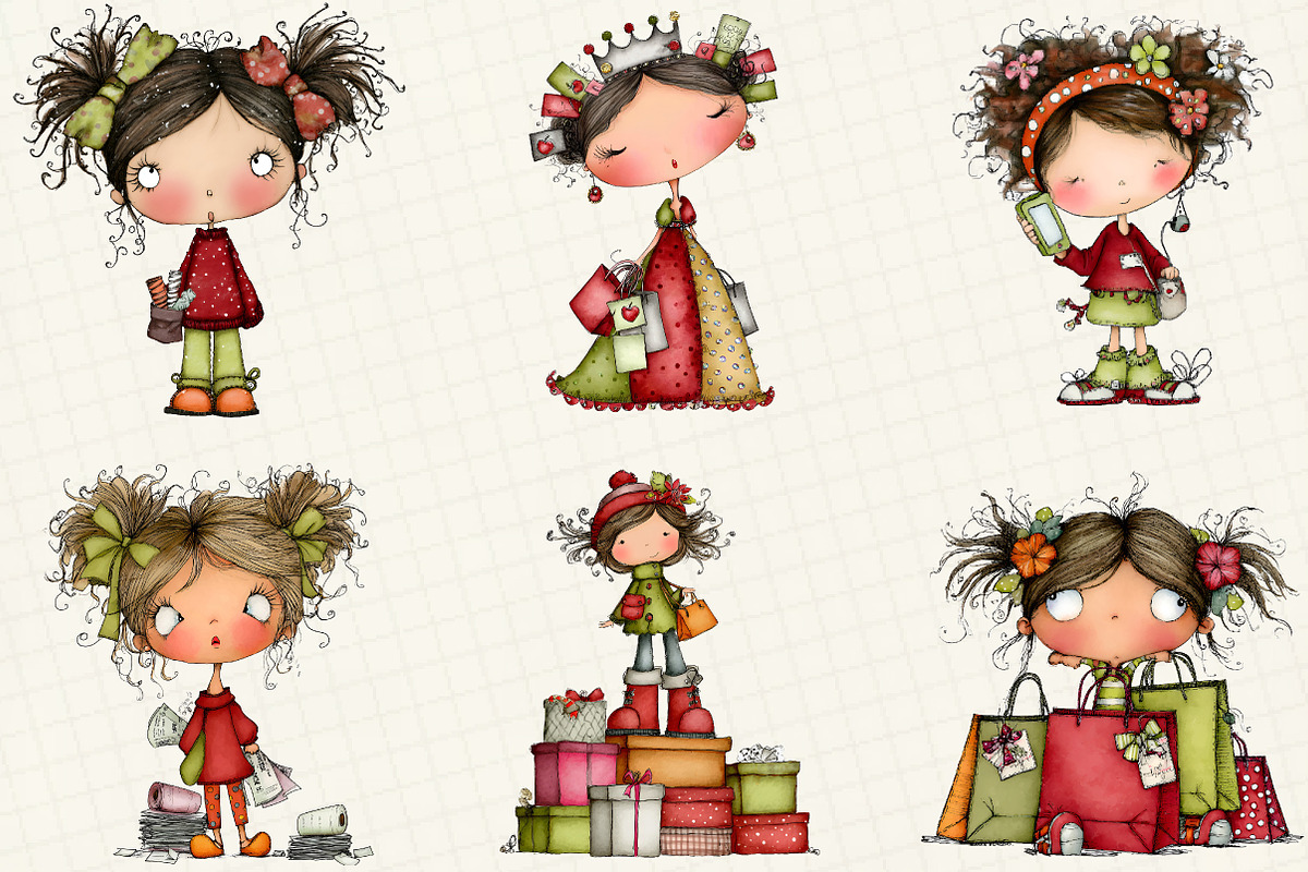 Funny Black Friday Clipart, an Illustration by DreamCafeArt (Photo 3 of 8)