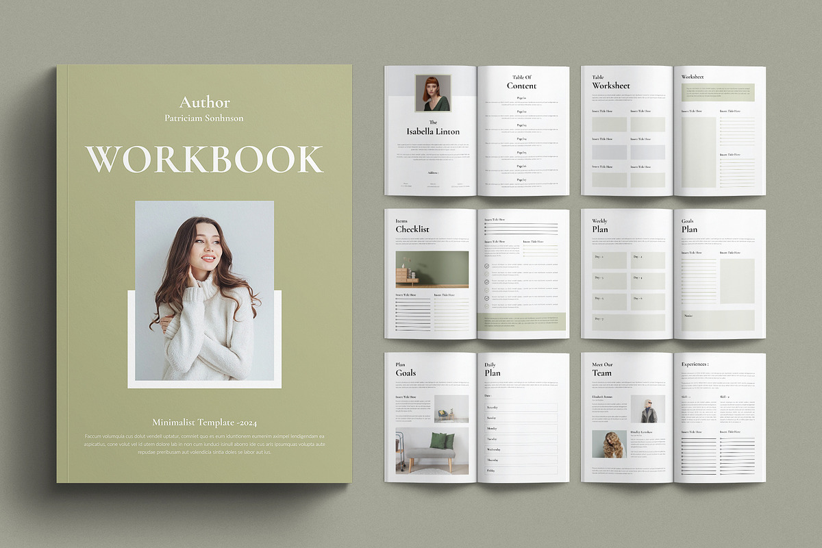 Workbook Magazine Template, a Magazine Template by TemplatesForest (Photo 1 of 8)