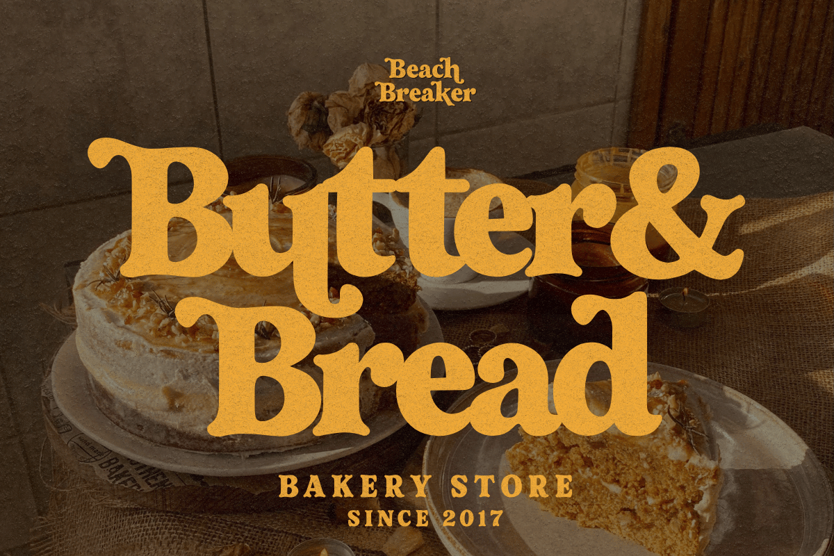 Beach Breaker – Retro Serif Font, a Serif Font by Fikryal Studio (Photo 7 of 15)