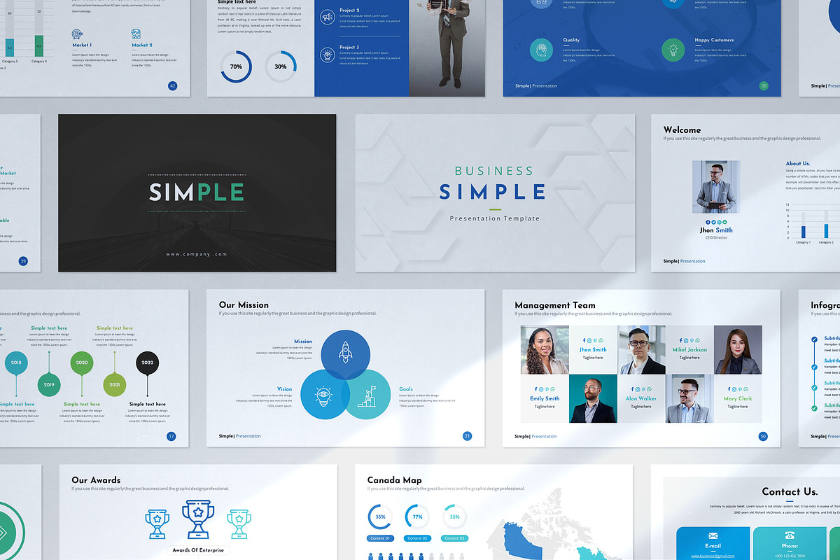 Best Business Presentation Bundle, a Presentation Template by WhiteGraphic (Photo 47 of 74)