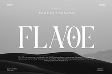 Flavoe || Modern Serif Font