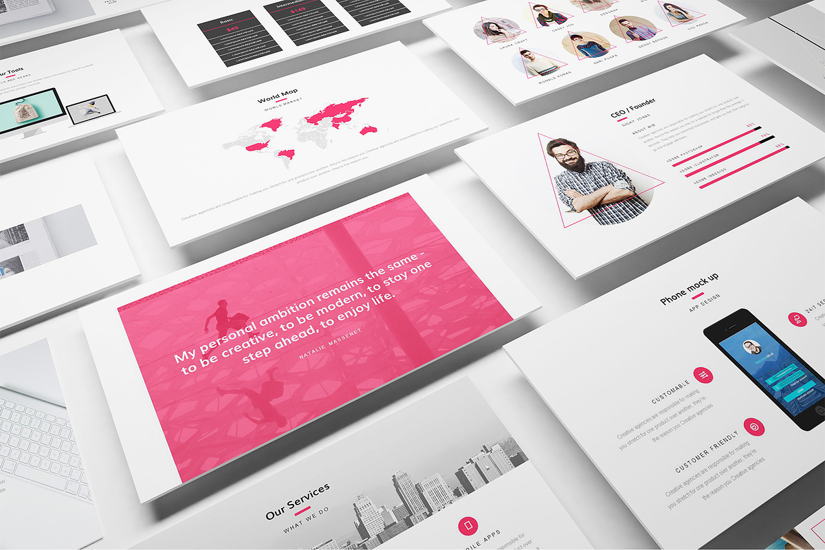 Creative Keynote Template, a Presentation Template by Incools Stokie (Photo 1 of 10)