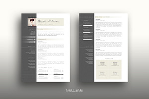 Resume / CV template - Olivia