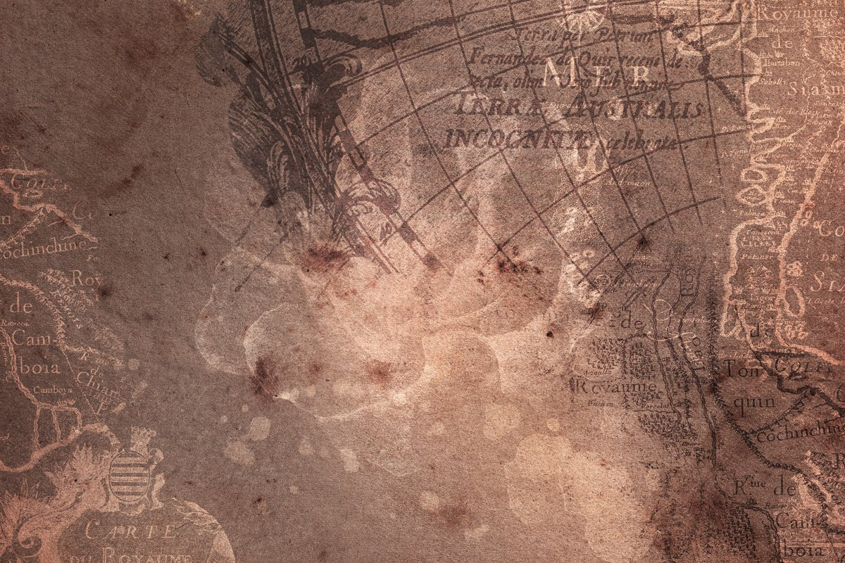 Vintage Maps. Stamp Brushes, a Brush Add-On by Julia_Raketic (Photo 7 of 15)