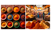 SET Indian Traditional Spices Mix, a Graphic by IrySha (Thumbnail 5 of 11)