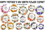 Happy Mother’s Day Birth Flower Clip, an Illustration by Designworld (Thumbnail 1 of 7)