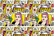 Crazy Pop Art Pattern, a Pattern Graphic by verywell (Thumbnail 1 of 2)
