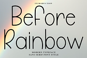 Before Rainbow, a Sans Serif Font by FreshTypeINK (Thumbnail 1 of 7)