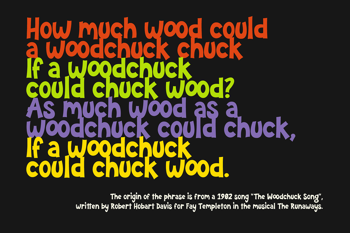 Laughing Matters: Comedy Font, a Font by Wingsart Studio (Photo 8 of 16)