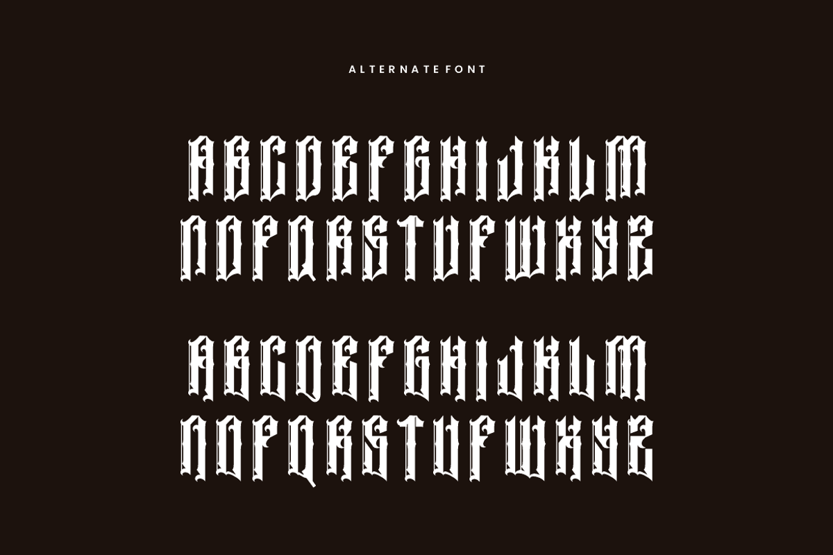 Kolger - Modern Blackletter Font, a Blackletter Font by QR Design Studio (Photo 6 of 8)