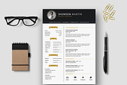 Clean Resume template, a Resume Template by Divergent Studio (Thumbnail 1 of 4)