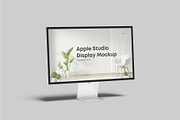 Apple Studio Display Mockup, a Mac Mockup by Graphiculon (Thumbnail 3 of 11)
