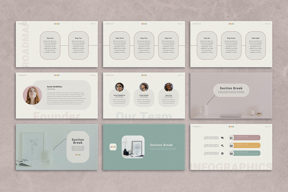 Leo Presentation Template, a Presentation Template by SlideStation (Photo 4 of 8)