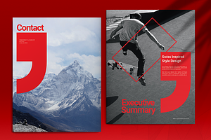 Swiss Style Brochure Template