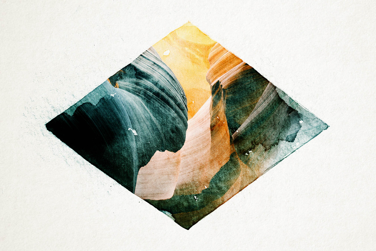 120 Watercolor Shapes PNG + EPS preview 4