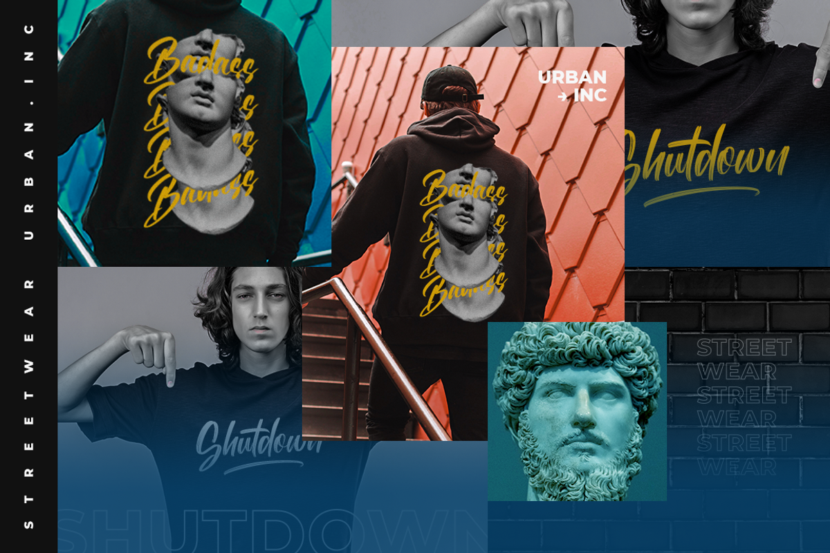 Austtone - A Modern Brush Font, a Handwritten Font by RockboyStd (Photo 2 of 12)