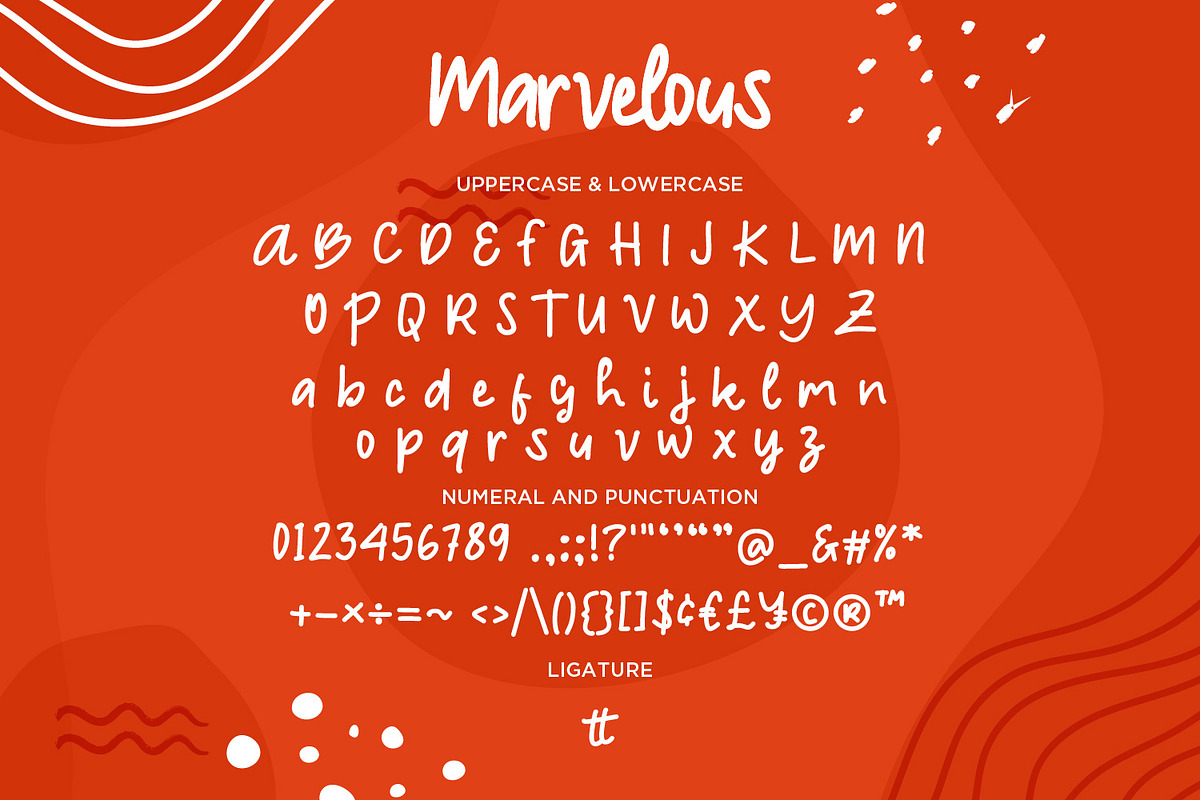 Marvelous - Handwritten Script fonts, a Script Font by Nahar_std (Photo 11 of 12)