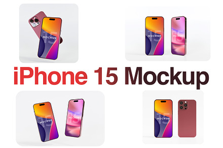 iPhone 15 pro concept mockups