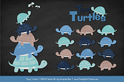 Oceana Turtle Stack Clipart, an Illustration by Amanda Ilkov (Thumbnail 2 of 4)