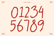 CS Ruska Stamp, a Script Font by Craft Supply Co. (Thumbnail 6 of 8)