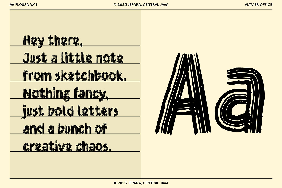 Flossa - Hand Drawn Brush Font, a Handwritten Font by Uncarving (Photo 1 of 10)