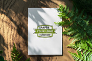 15 Paper Embossed Logo Mockups, a Mockup by GenesisCreativeCo (Thumbnail 5 of 16)