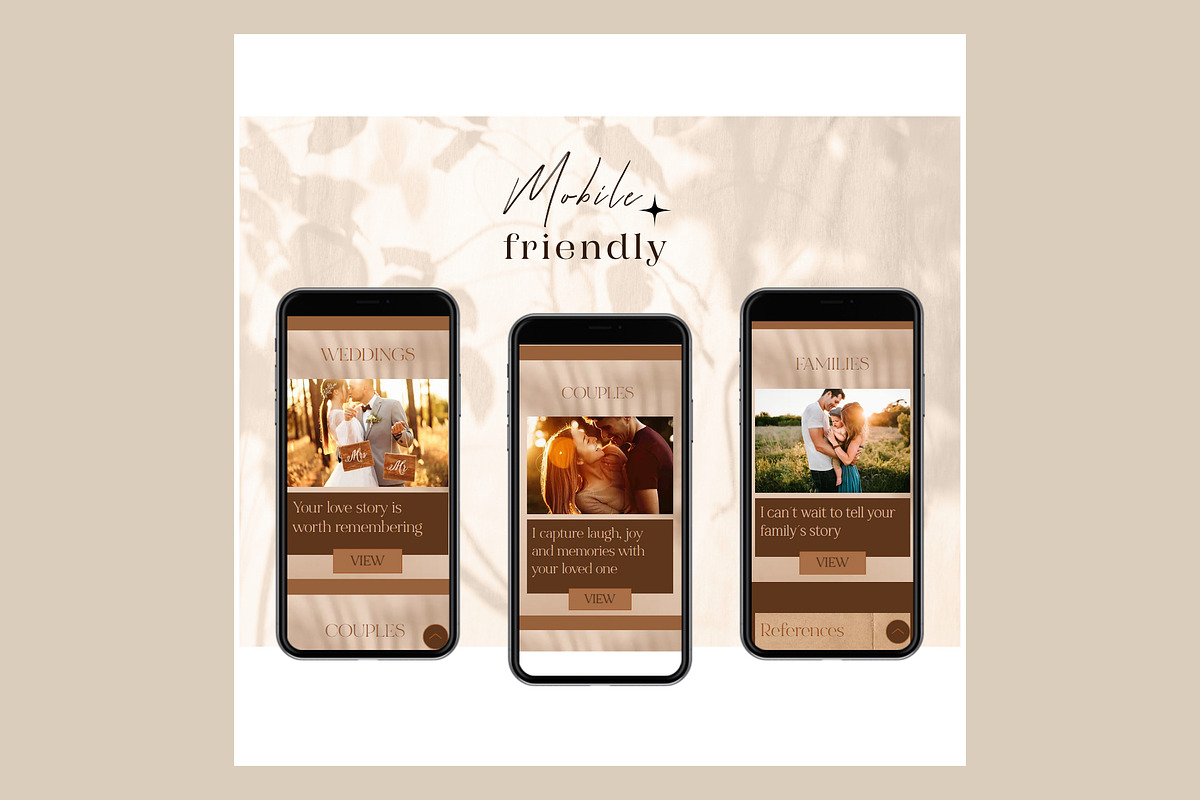 WIX WEBSITE TEMPLATE PHOTOGRAPHER, a Wix Template by Lovely.Dizajnera (Photo 4 of 6)