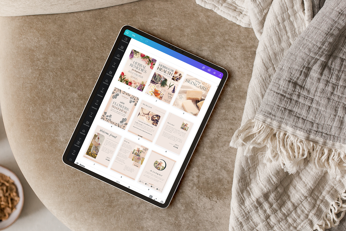 Canva Herbalist Recipe Book Template, a Marketing Template by Made by Melody (Photo 15 of 17)