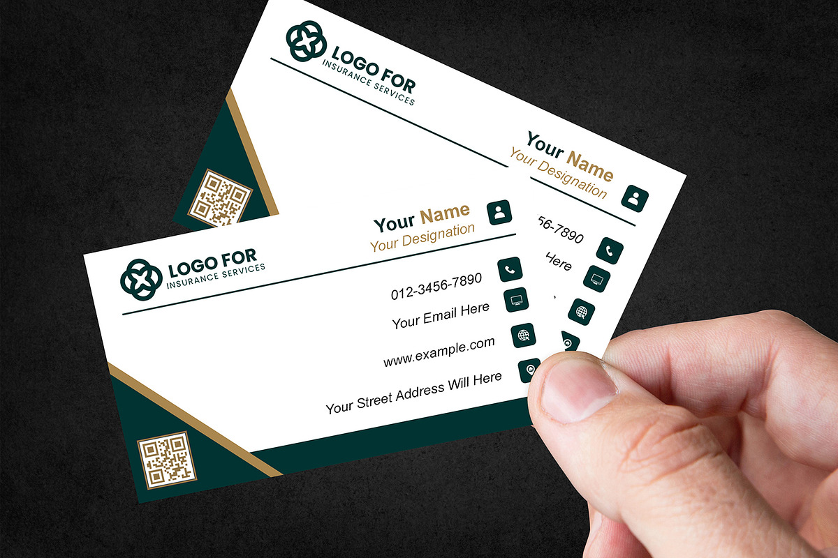 Customizable Business Card Template preview 3