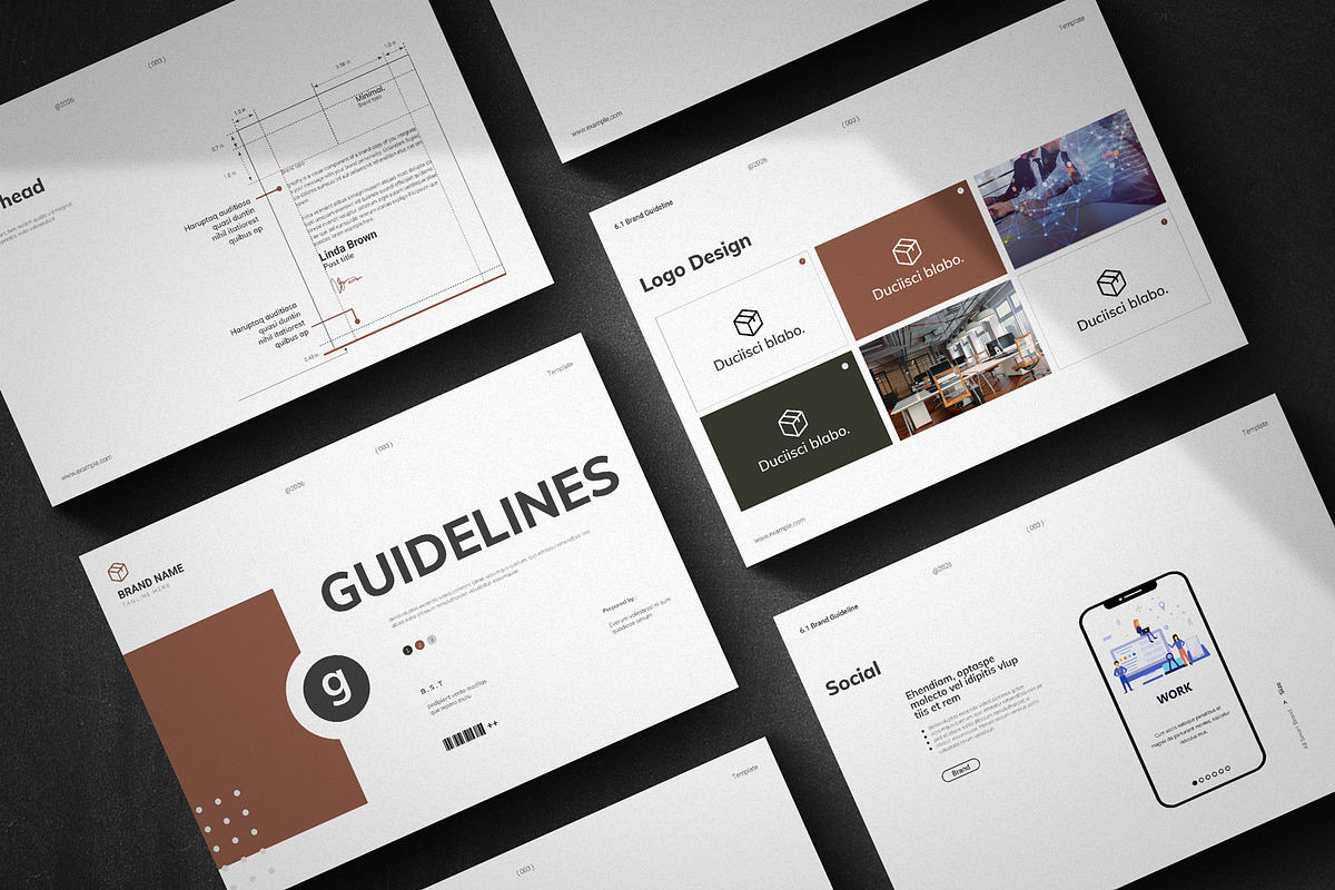 Brand Guidelines Template, a Brochure Template by metastudio38 (Photo 10 of 10)