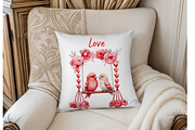 Valentine Love Watercolor Clipart, an Illustration by MockupWizard (Thumbnail 6 of 6)