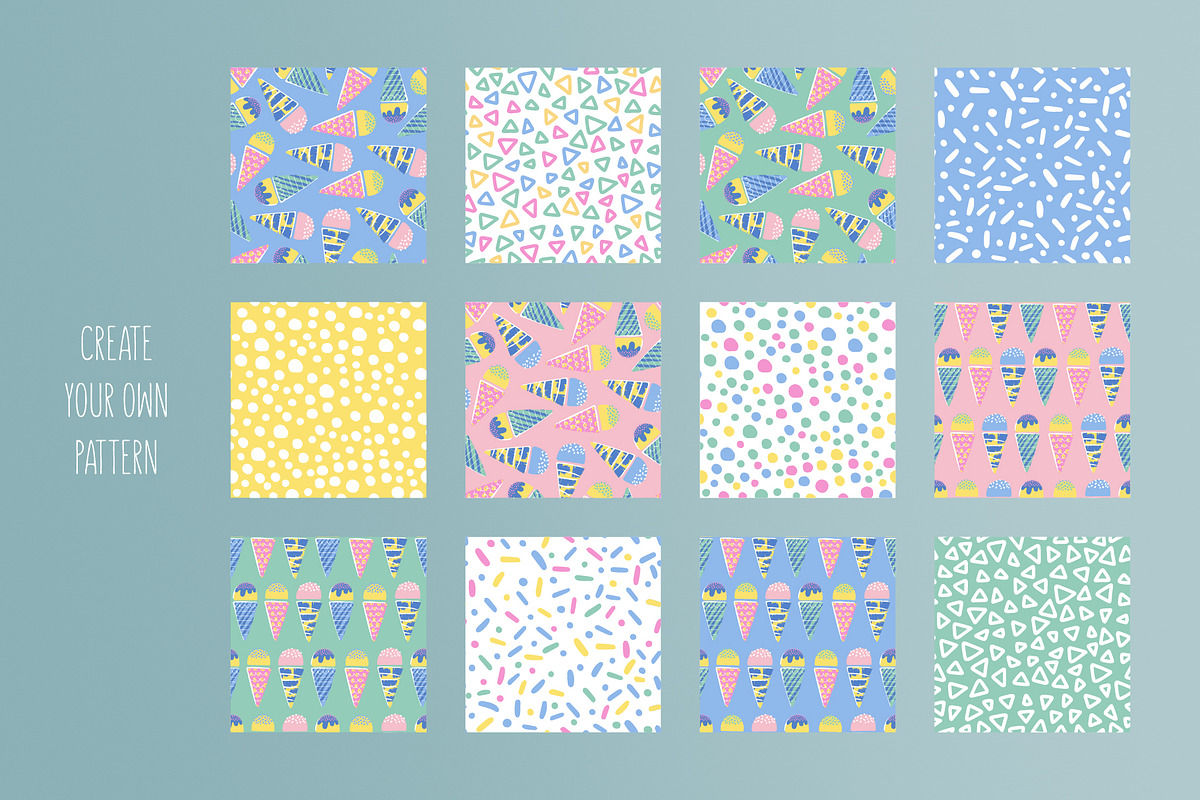 Summer Ice Cream Creator, an Object Graphic by MaNechaeva (Photo 7 of 16)