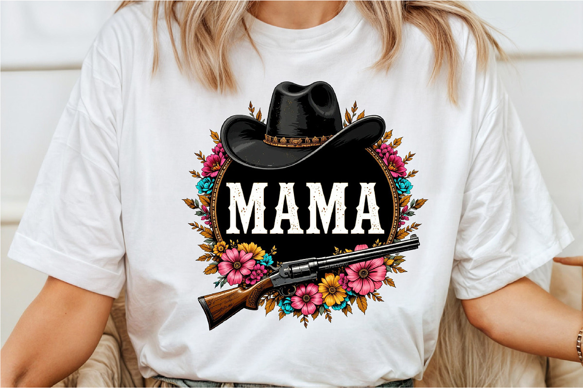 Western Cowboy Mama Sublimation, an Illustration by Rose Art (Photo 5 of 5)