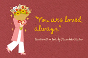 Romantic script handwritten font, a Handwritten Font by Mussbolo Studio (Thumbnail 3 of 3)