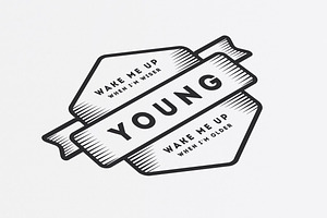 18 Vintage Templates, Badges, Logos