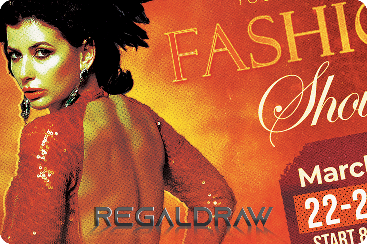 Fashion Show Flyer, a Flyer Template by regalDRAW (Photo 1 of 4)