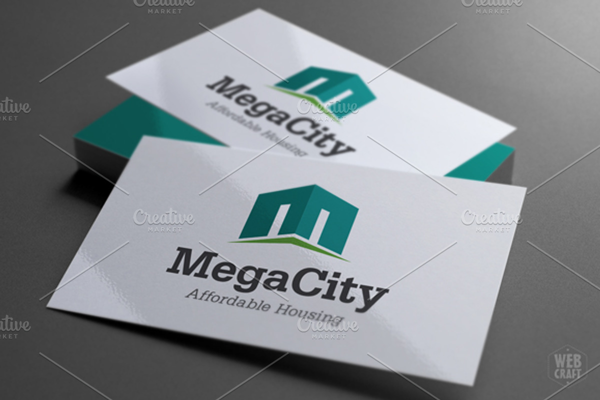 Mega City Real Estate Logo Template, a Branding & Logo Template by WebCraft (Photo 4 of 4)