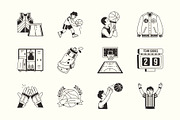 Animated Basketball Illustration Set, a Sport Illustration by Vectors Market (Thumbnail 3 of 5)