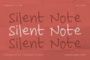 Silent Note – Warm Handwritten, a Handwritten Font by Typehand Studio (Thumbnail 1 of 10)