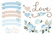 Wedding Floral Clipart & Vectors, an Illustration by Amanda Ilkov (Thumbnail 4 of 4)