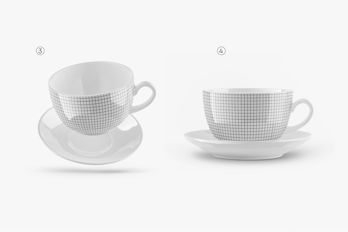 Glossy Coffee Cup Mockup Set, a Cups & Container Mockup by Graphic Bird (Photo 4 of 6)